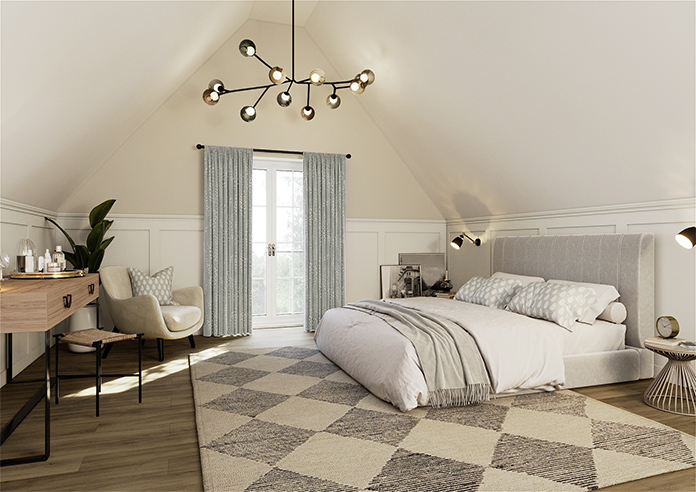 Willow Field, Slate - Made to Measure Curtains - Image 7